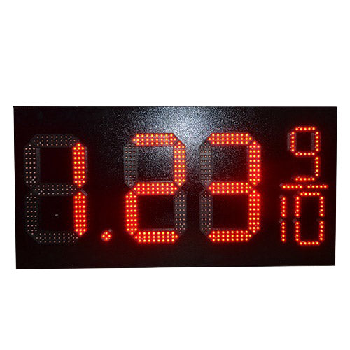 Red 12inch and 6inch 8.88 9/10 LED Gas Sign – KENSUN LED