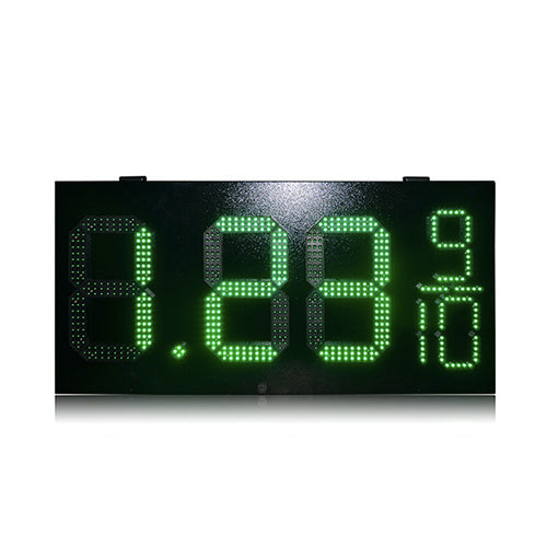 Green 12inch and 6inch 8.88 9/10 LED Gas Sign