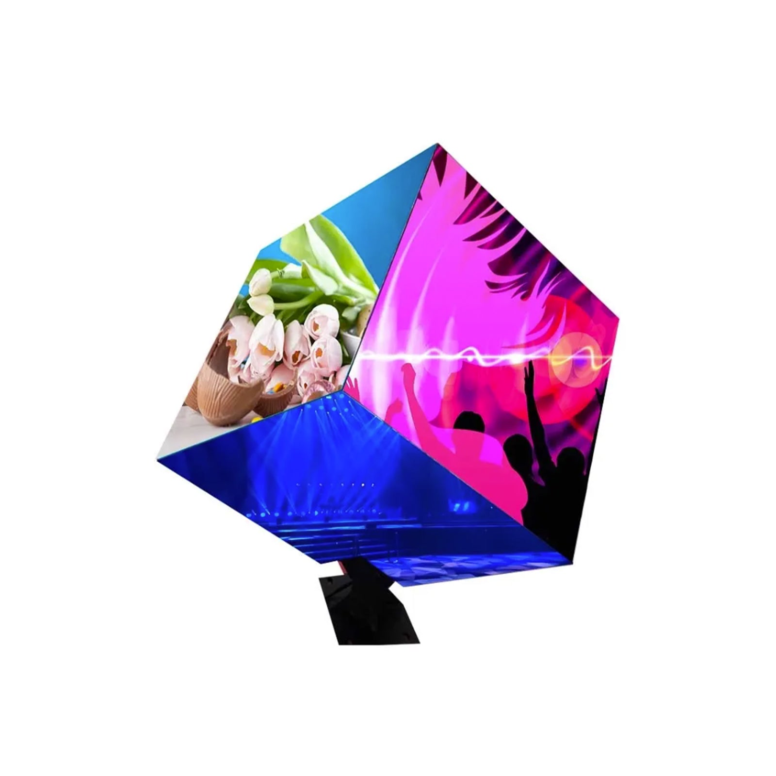 6-sided p2.5 Creative Cube Indoor Display – KENSUN LED