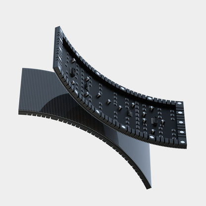 B1 indoor LED curved and flexible display