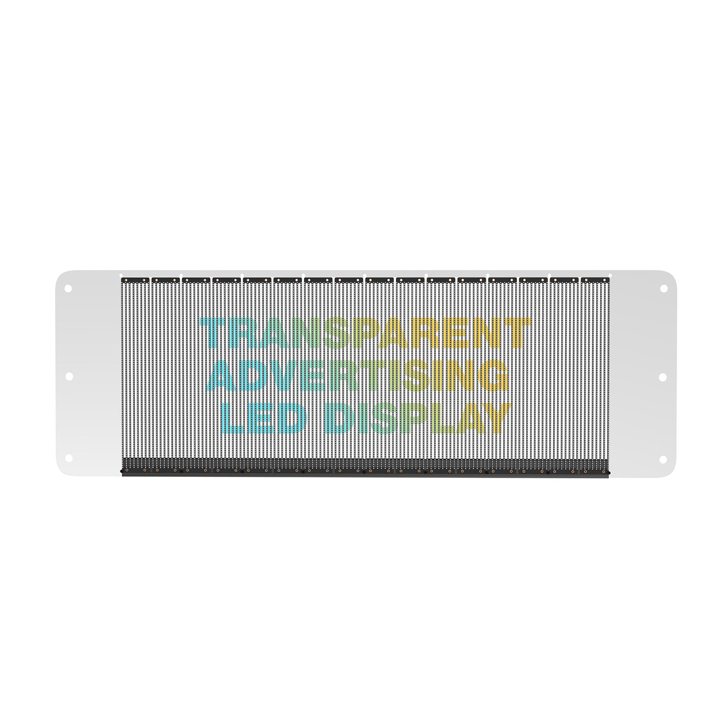 Transprent vehicle rear  advertising LED display