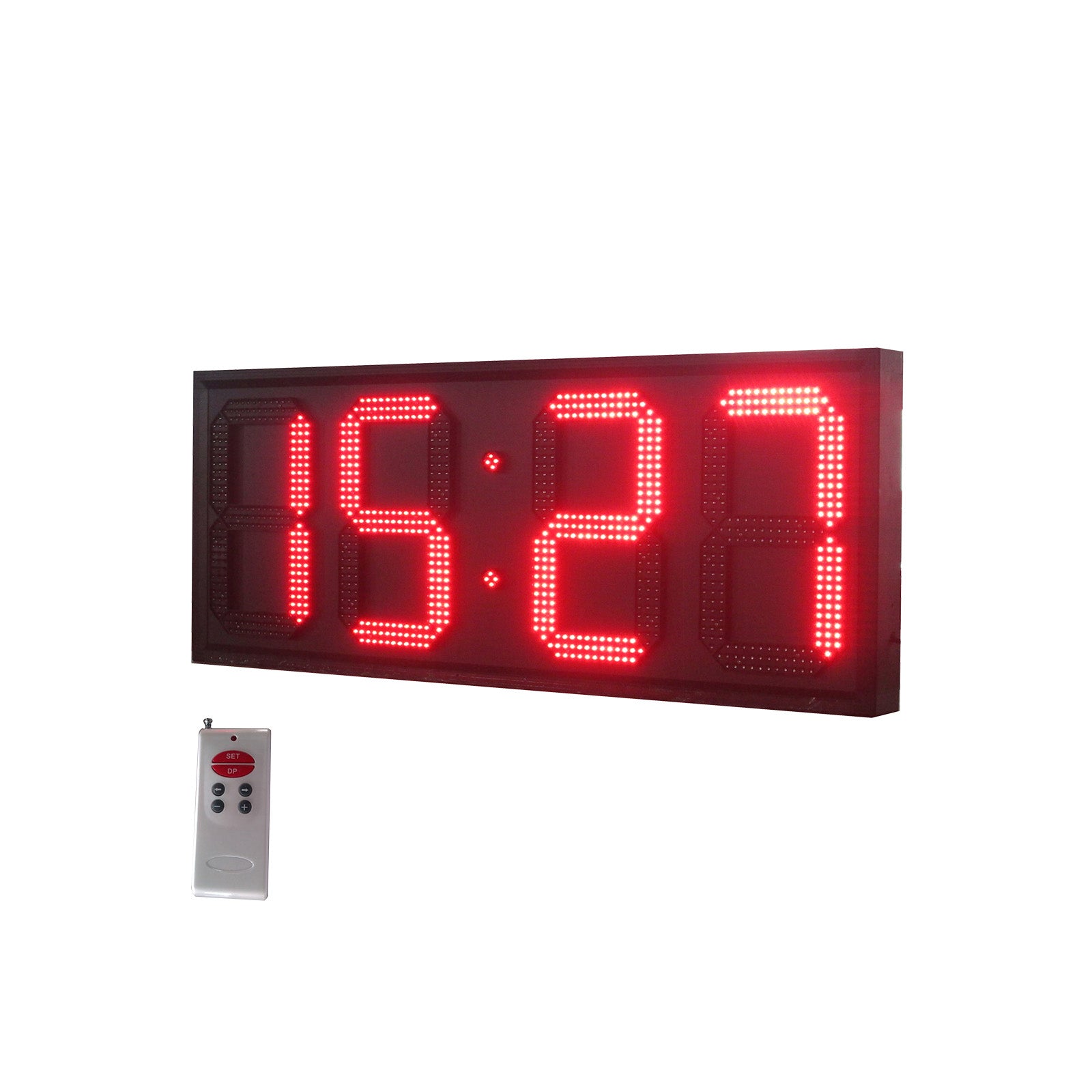 888 White Led Sign 8inch 88.88 Aluminimum Frame LED Gas Sign – KENSUN LED