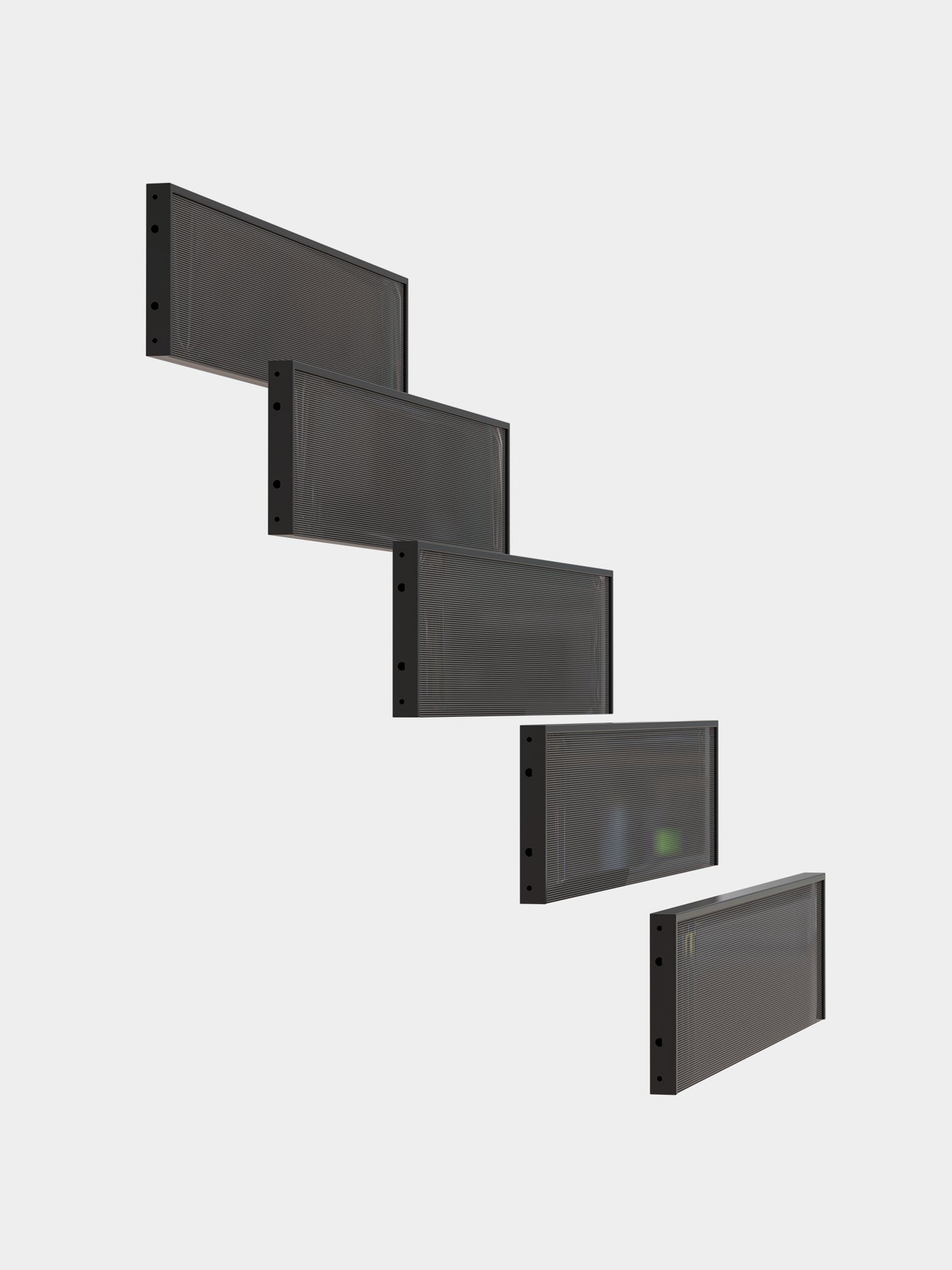 Indoor creative staircase LED display