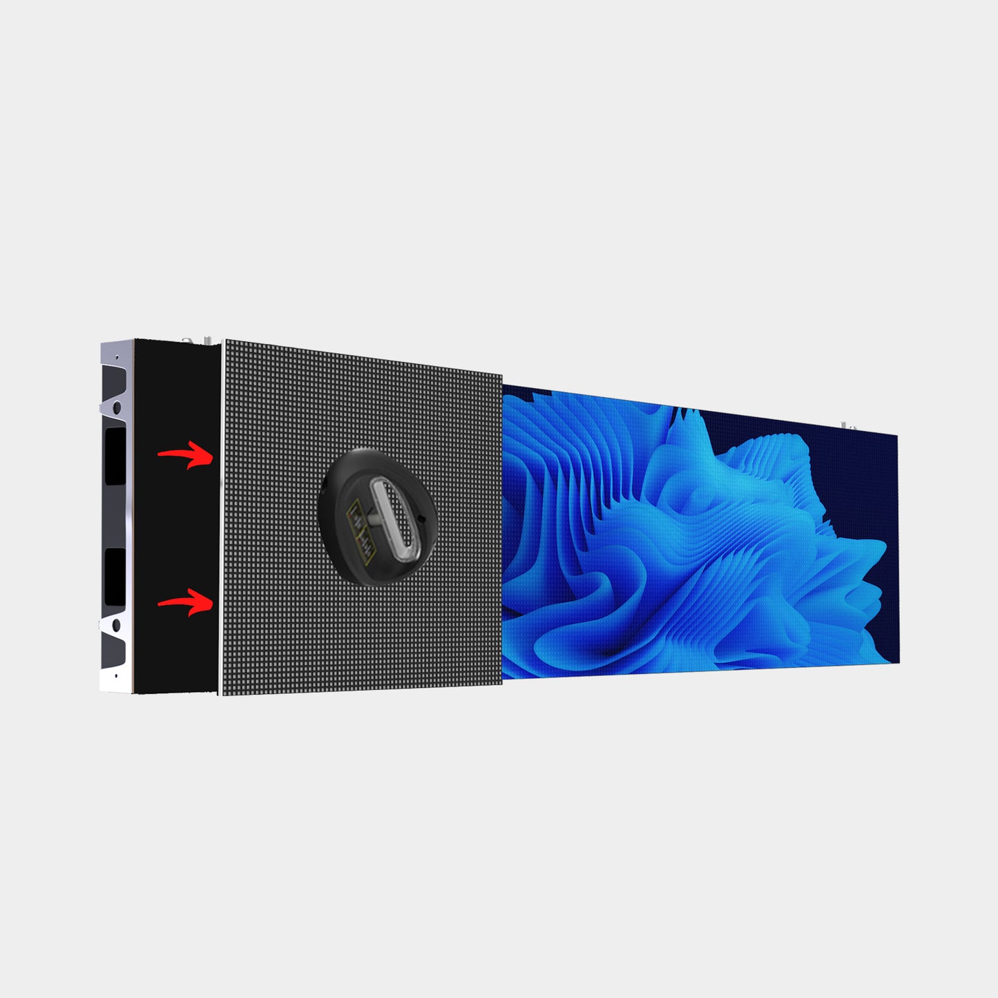 U2 indoor front access and high definition video panel