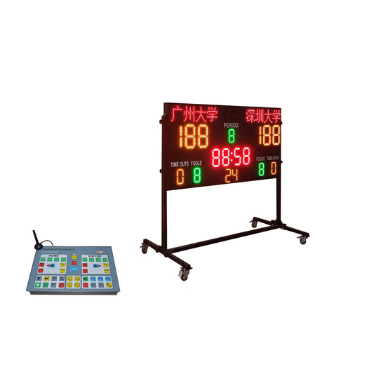 Mobile basketball Outdoor LED scoreboard