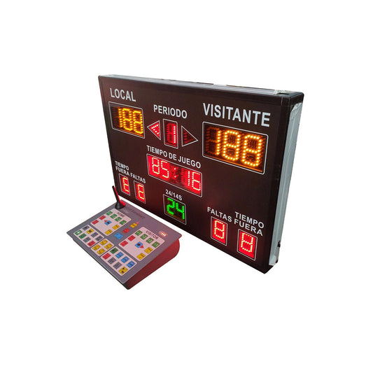 Portable basketball LED scoreboard